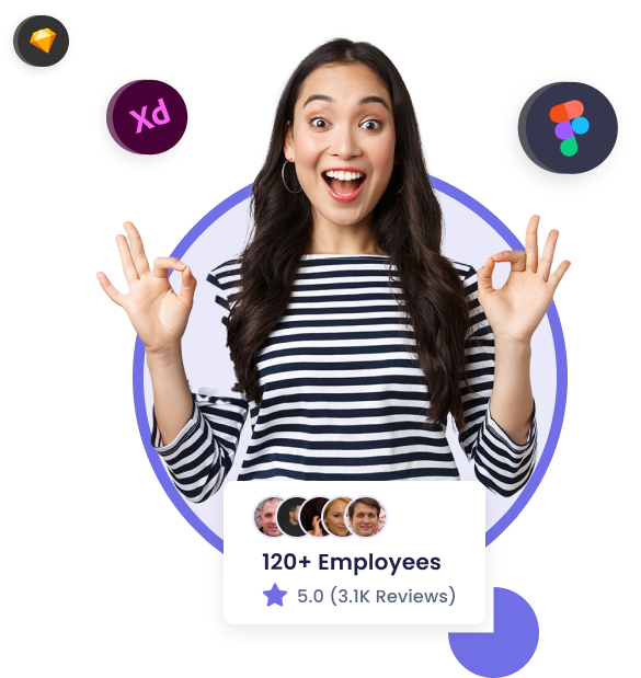 girl with quantity employees